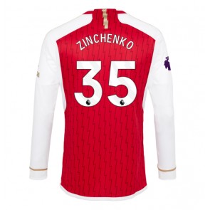 Arsenal Oleksandr Zinchenko #35 Replica Home Stadium Shirt 2023-24 Long Sleeve